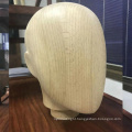 Fashion Wigs Hat Display Heads DL180527 Male Solid Beech Wooden Mannequin Head With Ears